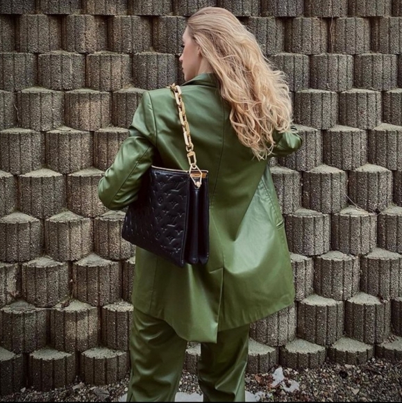 Zara 2 pcs Faux leather blazer + pants - Picture 15 of 16